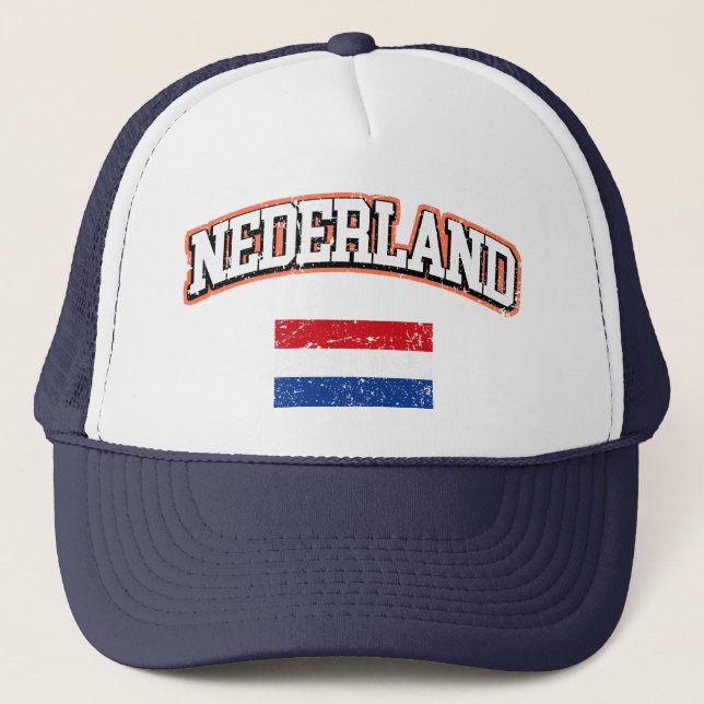 Gorra De Camionero Bandera de Nederland (Anverso)