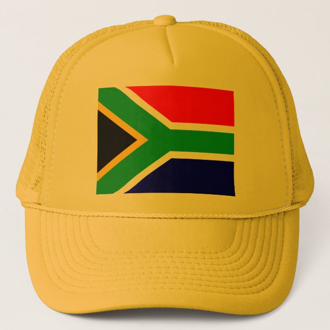 Gorra De Camionero Bandera de Nelson Mandela en sudáfrica (Anverso)
