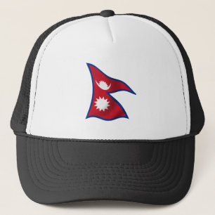 Gorra De Camionero Bandera de Nepal