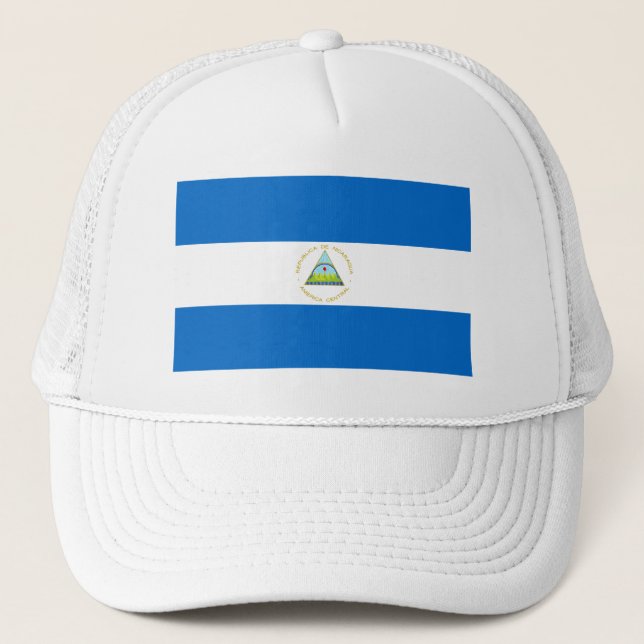 Gorra De Camionero Bandera de Nicaragua (Anverso)