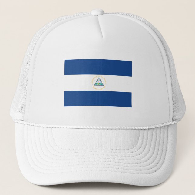 Gorra De Camionero Bandera de Nicaragua (Anverso)