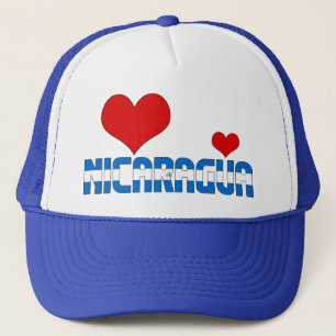 Gorra De Camionero Bandera de Nicaragua adorable corona a los patriot