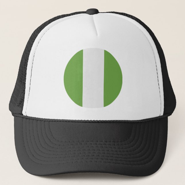 Gorra De Camionero Bandera de Nigeria (Anverso)