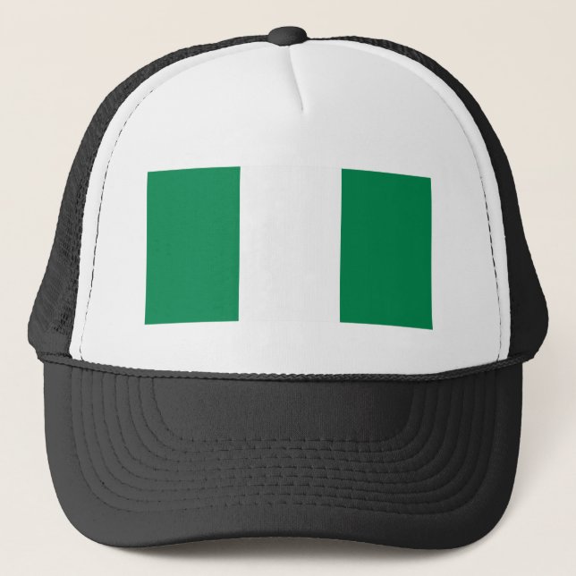 Gorra De Camionero Bandera de Nigeria (Anverso)