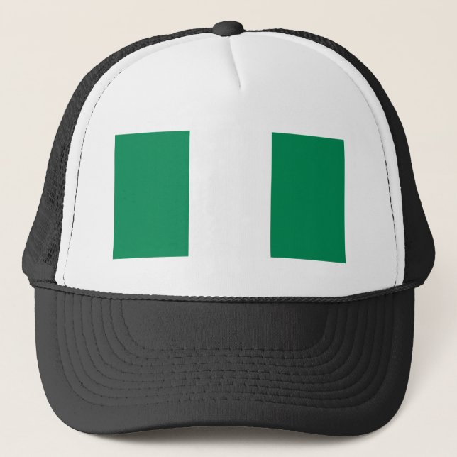 Gorra De Camionero Bandera de Nigeria (Anverso)
