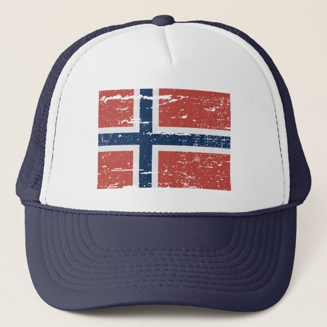 GORRA DE CAMIONERO BANDERA DE NORUEGA (Anverso)