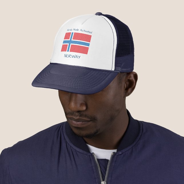Gorra De Camionero Bandera de Noruega (In situ)