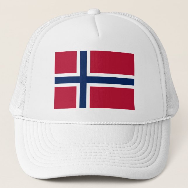 Gorra De Camionero Bandera de Noruega (Anverso)
