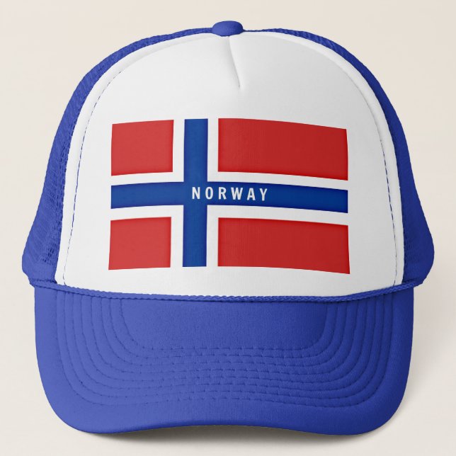 Gorra De Camionero Bandera de Noruega (Anverso)