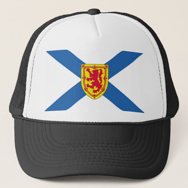 Gorra De Camionero Bandera de Nueva Escocia (Anverso)