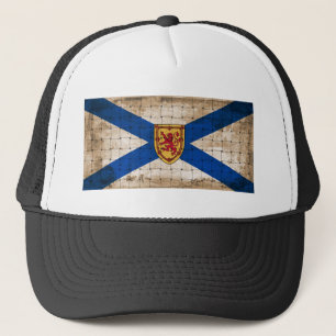 Gorra De Camionero Bandera de Nueva Escocia con problemas