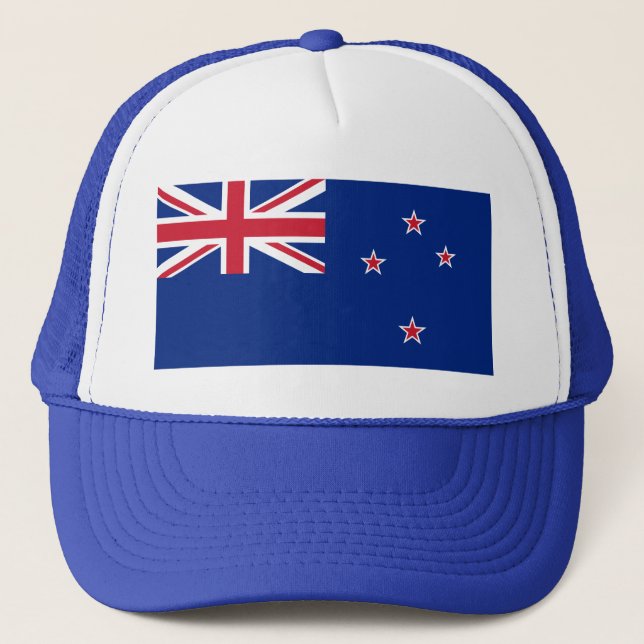 Gorra De Camionero Bandera de Nueva Zelanda (Anverso)