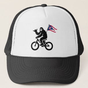 Gorra De Camionero Bandera de Ohio para ciclismo de pie grande