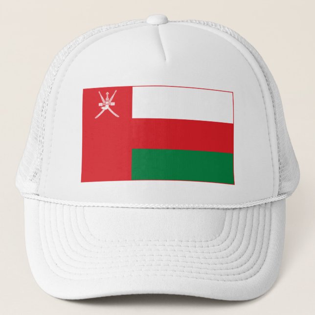 Gorra De Camionero Bandera de Omán (Anverso)