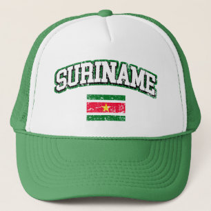 Gorra De Camionero Bandera de onda de Surinam