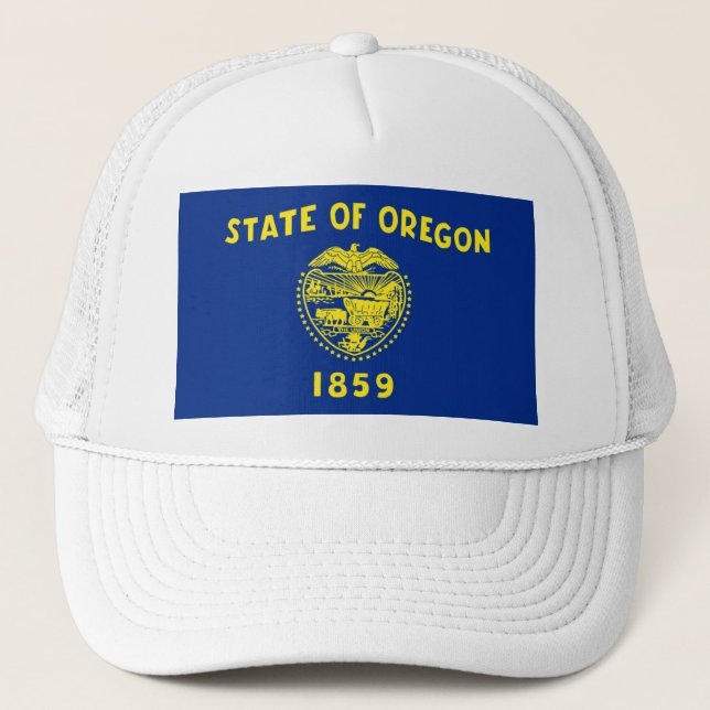 GORRA DE CAMIONERO BANDERA DE OREGON (Anverso)
