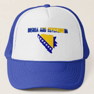 Gorra De Camionero Bandera de país bosnio