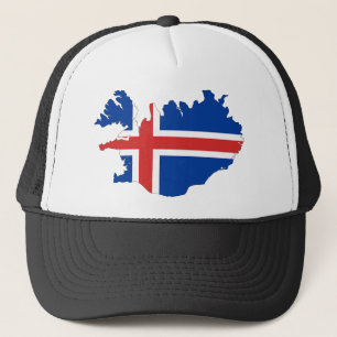 Gorra De Camionero Bandera de país de Islandia