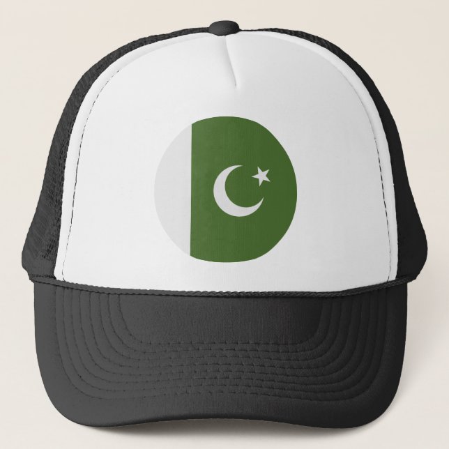 Gorra De Camionero Bandera de Pakistán (Anverso)
