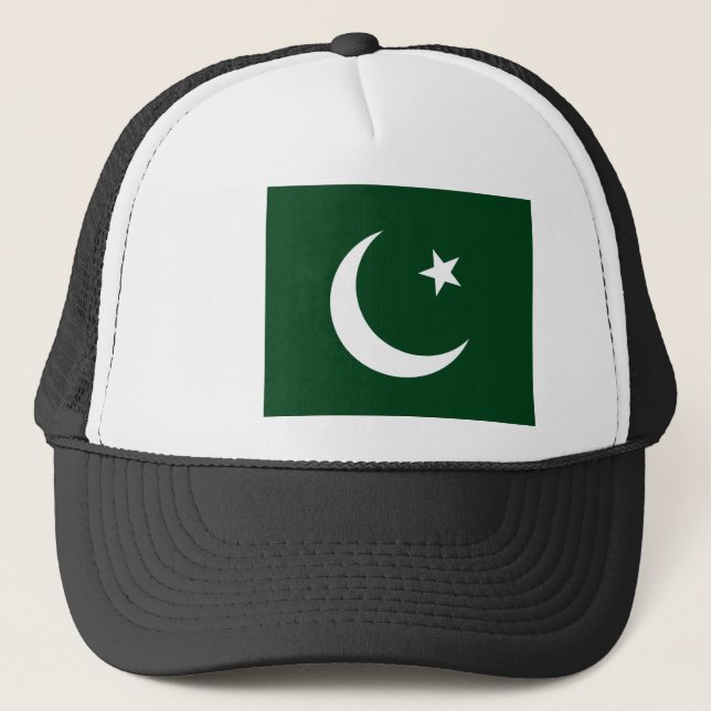 Gorra De Camionero Bandera de Pakistán (Anverso)