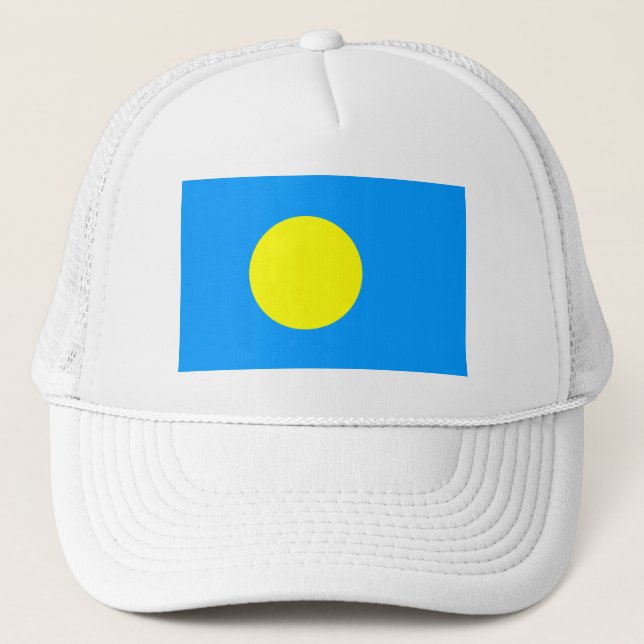 Gorra De Camionero Bandera de Palaos (Anverso)