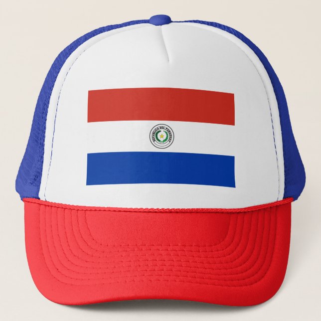 Gorra De Camionero Bandera de Paraguay (Anverso)