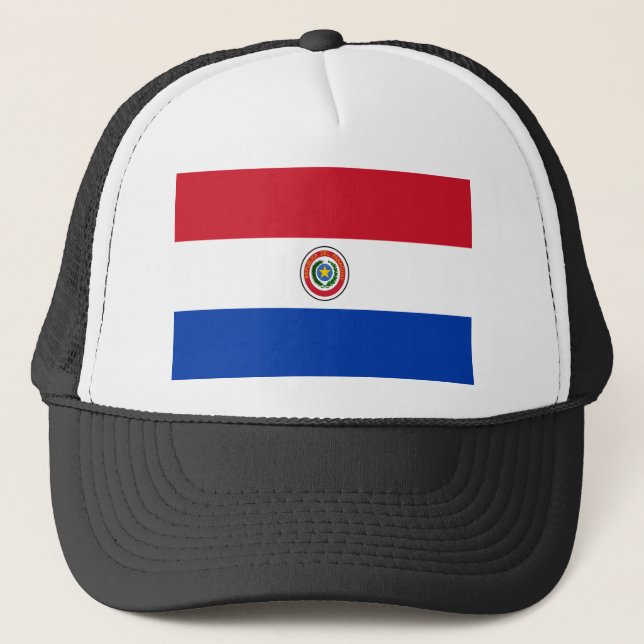 Gorra De Camionero Bandera de Paraguay (Anverso)