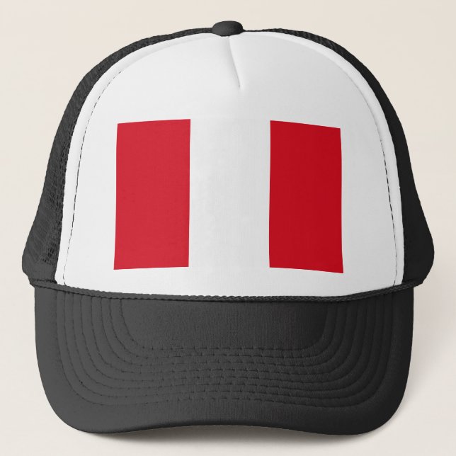 Gorra De Camionero Bandera de Perú (Anverso)