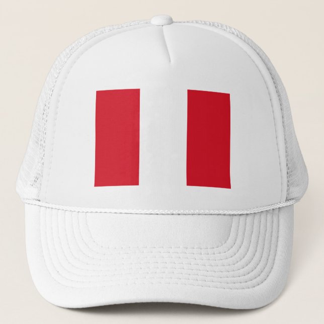 Gorra De Camionero Bandera de Perú (Anverso)