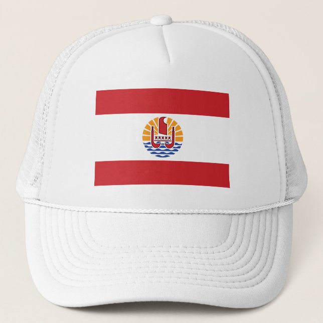 Gorra De Camionero Bandera de Polinesia Francesa (Anverso)