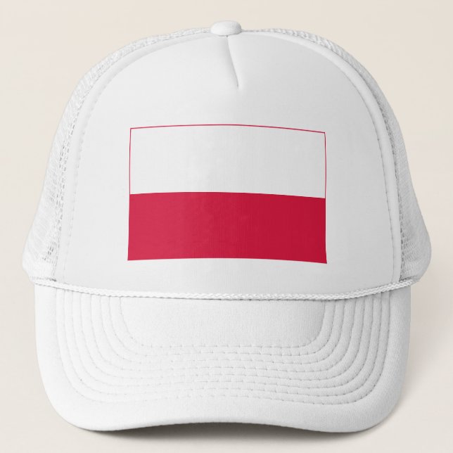 Gorra De Camionero Bandera de Polonia (Anverso)