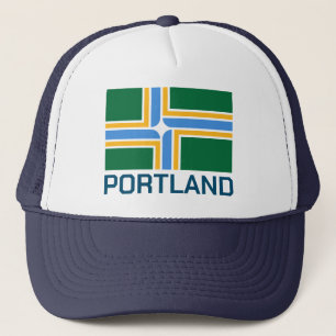 Gorra De Camionero Bandera de Portland - Oregón