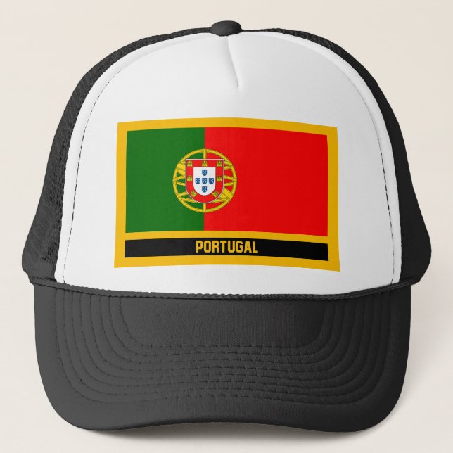 Gorra De Camionero Bandera de Portugal (Anverso)