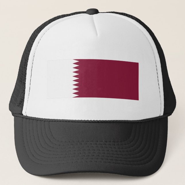 Gorra De Camionero Bandera de Qatar (Anverso)