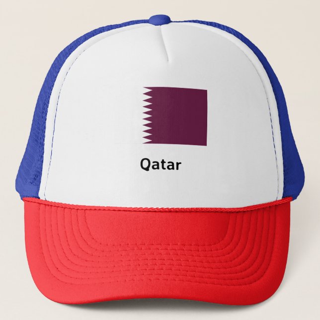 Gorra De Camionero Bandera de Qatar (Anverso)