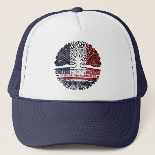 Gorra De Camionero Bandera de raíces de árbol de Tailandia tailandés 