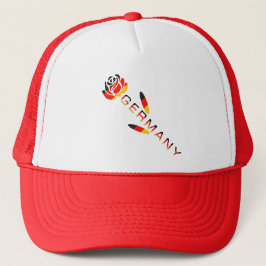 Gorra De Camionero Bandera de Rosa Alemana