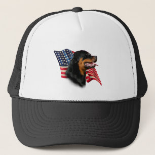 Gorra De Camionero Bandera de Rottweiler