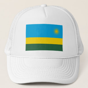 Gorra De Camionero Bandera de Ruanda