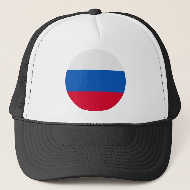 Gorra De Camionero Bandera de Rusia (Anverso)
