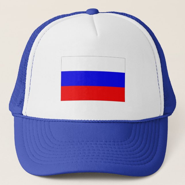 Gorra De Camionero Bandera de Rusia (Anverso)