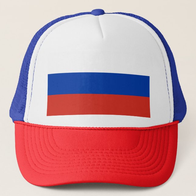 Gorra De Camionero Bandera de Rusia (Anverso)