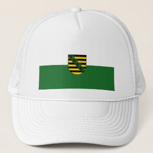 Gorra De Camionero Bandera de Sajonia Trucker Hat