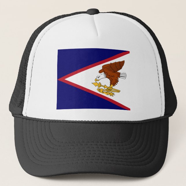 Gorra De Camionero Bandera de Samoa Americana (Anverso)