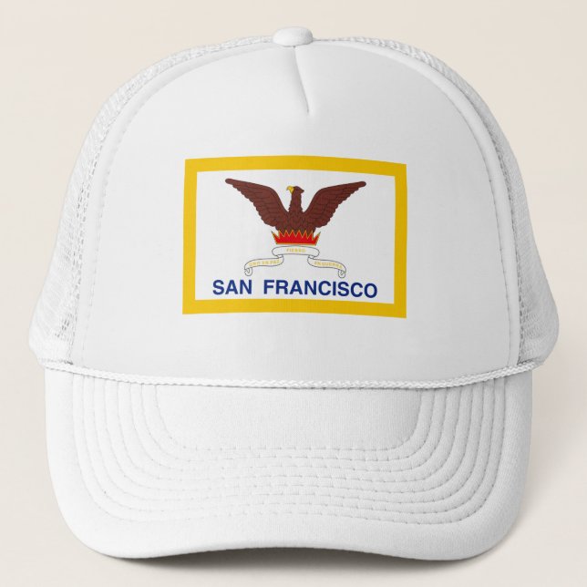 Gorra De Camionero Bandera de San Francisco (Anverso)
