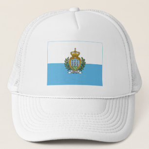 Gorra De Camionero Bandera de San Marino