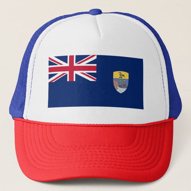 Gorra De Camionero Bandera de Santa Elena (Anverso)