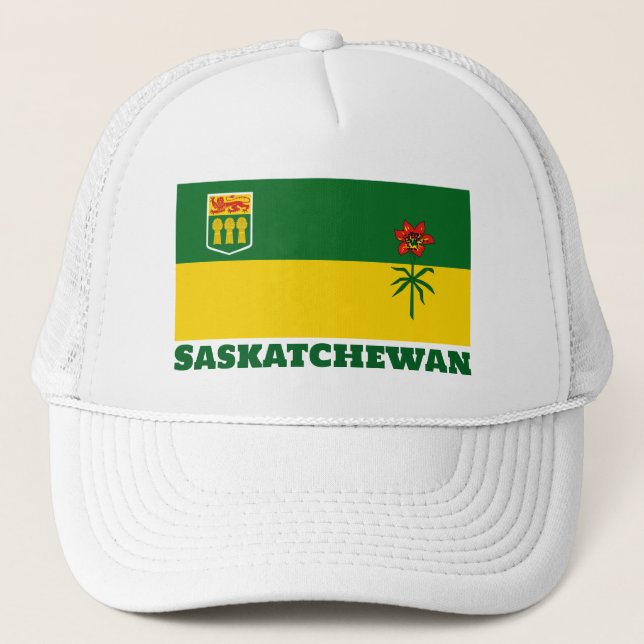 Gorra De Camionero Bandera de Saskatchewan (CANADÁ) (Anverso)