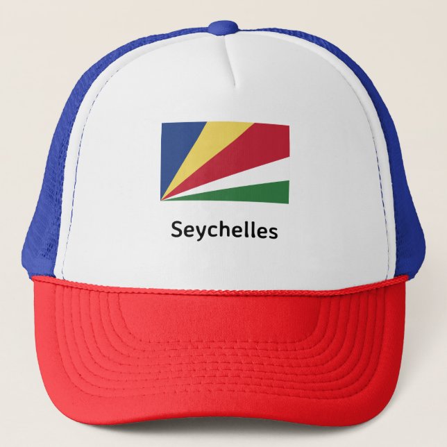 Gorra De Camionero Bandera de Seychelles (Anverso)