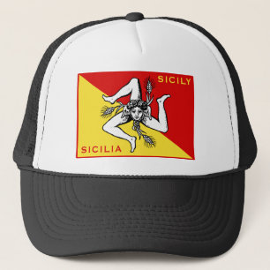 Gorra De Camionero Bandera de Sicilia